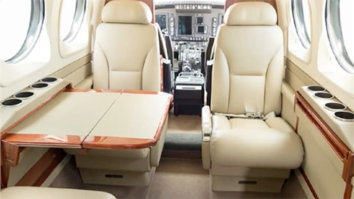 King Air B90 Interior