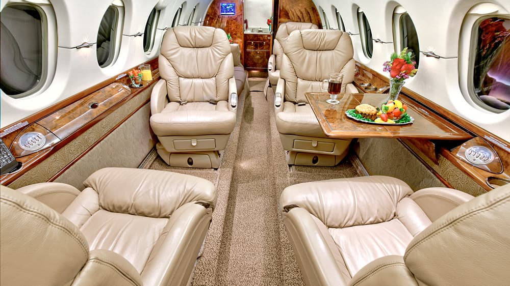 Hawker 800 Interior