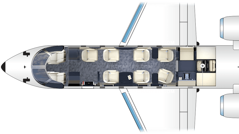 Legacy 450 Grundriss