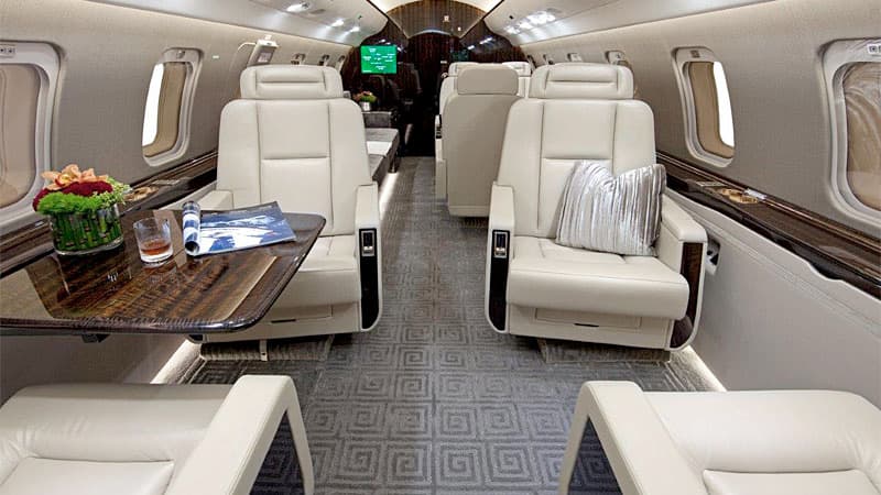 Challenger 605 Innenraum