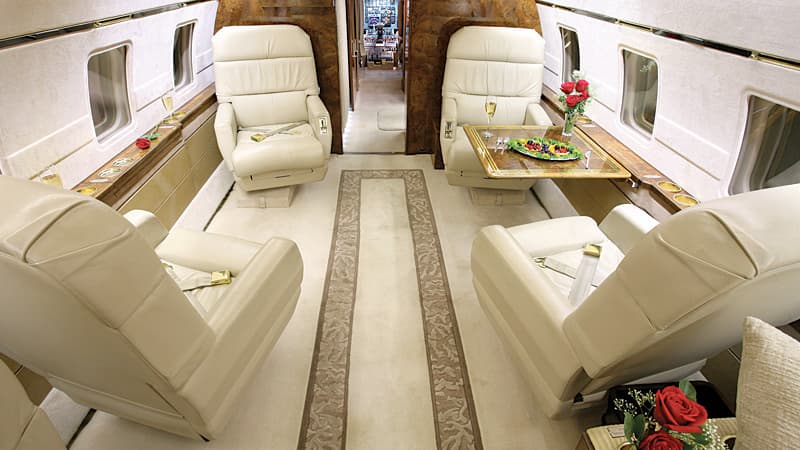 Challenger 600 Innenraum