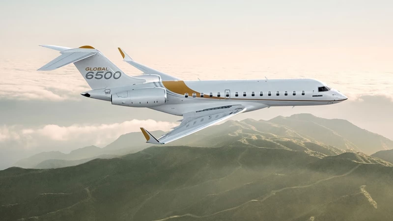 Global 6500 im Flug