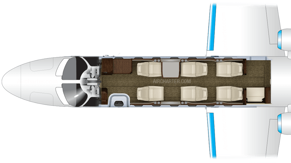 Citation CJ3+ floor plan