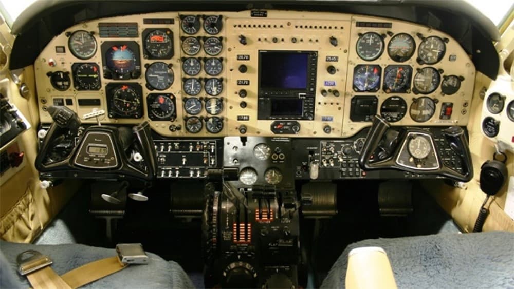 King Air E90 Cockpit