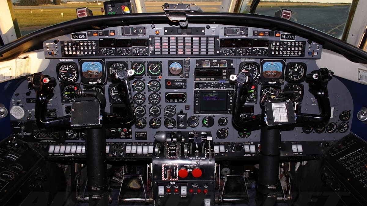 Fairchild Merlin IV Cockpit