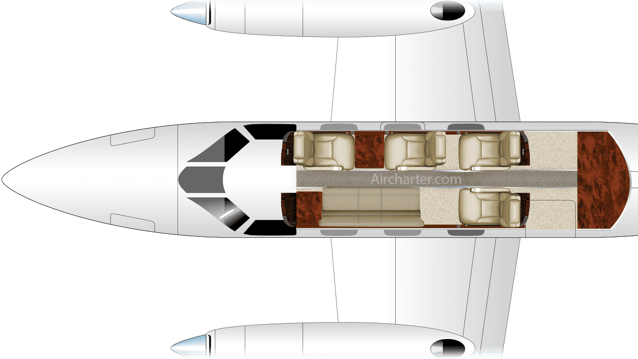 Fairchild Merlin III B floor plan