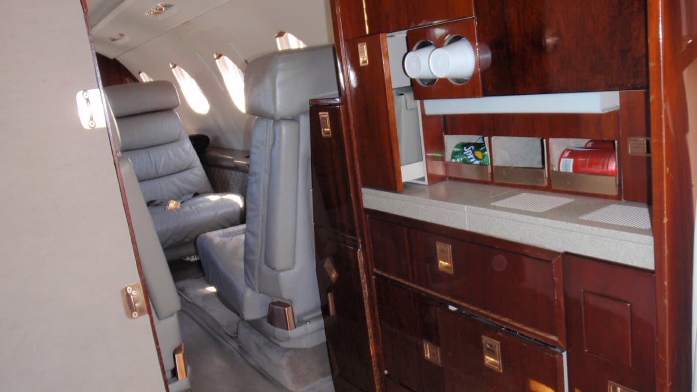 Sabreliner 65 im Flug