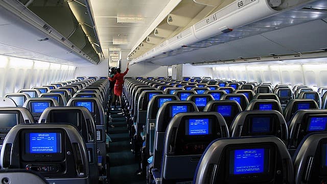 747-400 im Flug