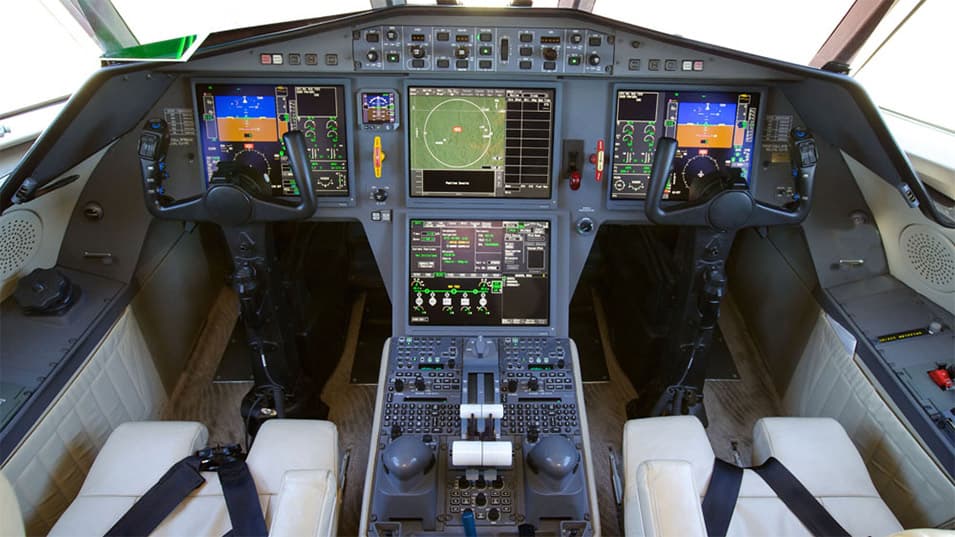Falcon 20BR Cockpit