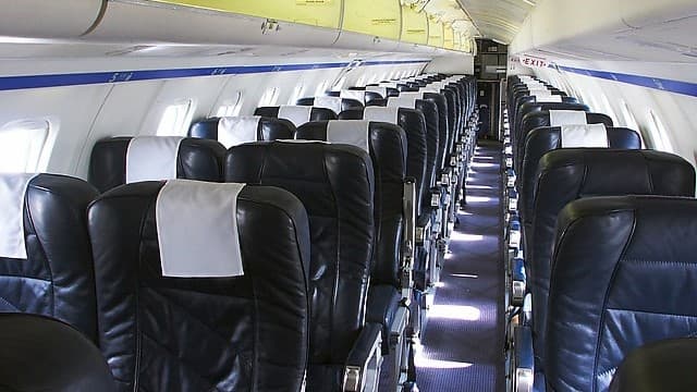 Saab 2000 in flight