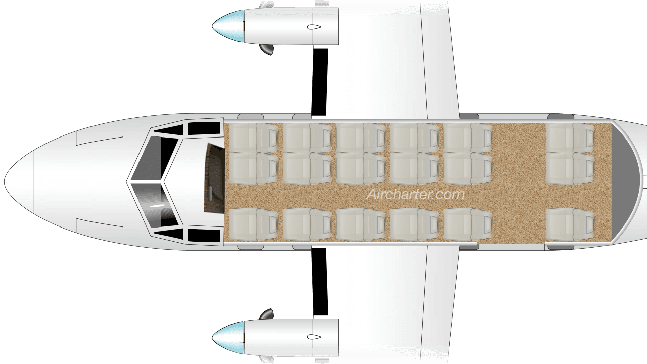 L-410 UVP-E20 floor plan