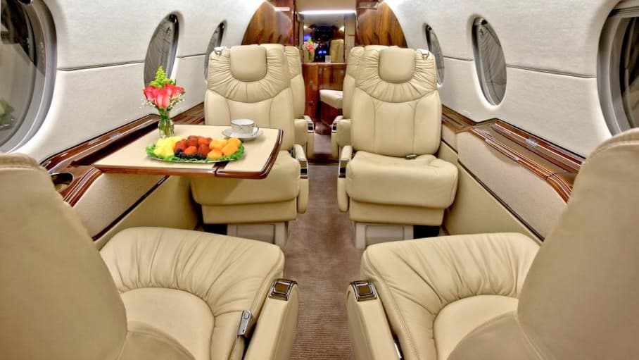 Hawker 400XP Innenraum