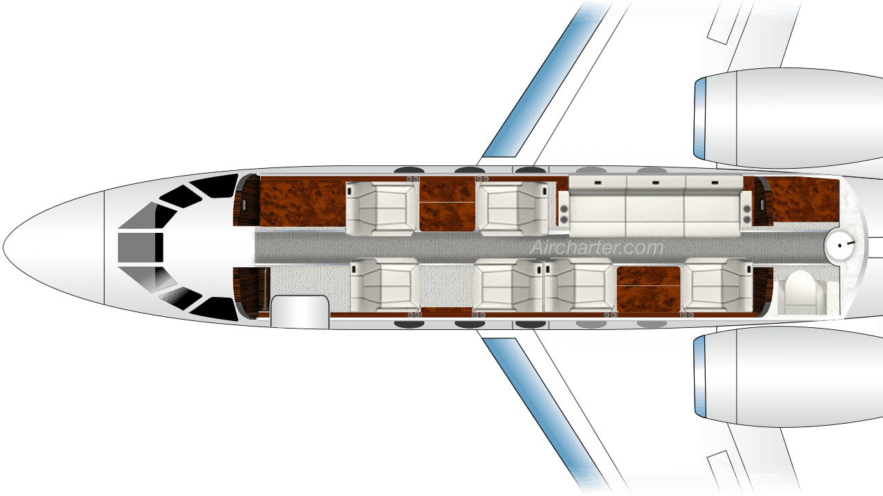 Falcon 20BR floor plan