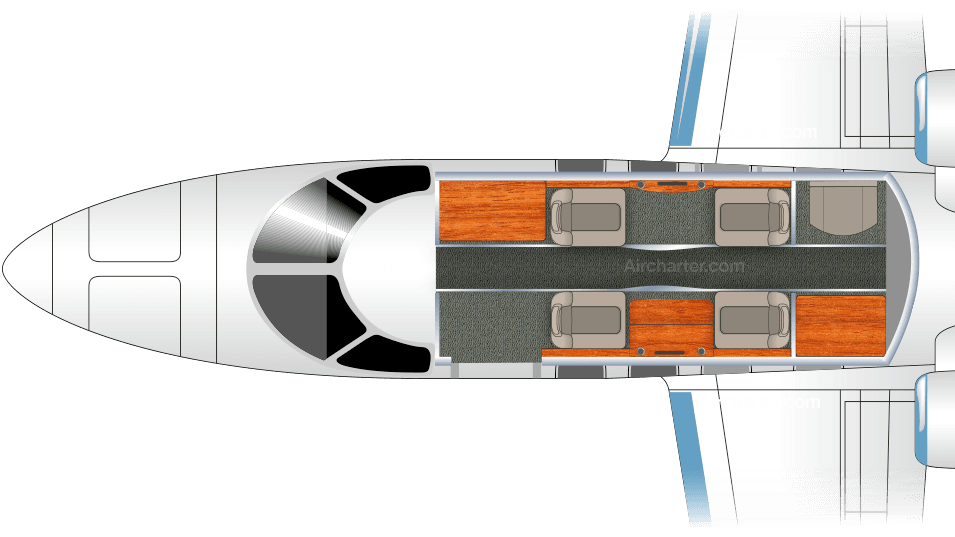 Phenom 100 floor plan