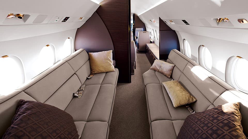 Falcon 900LX Innenraum