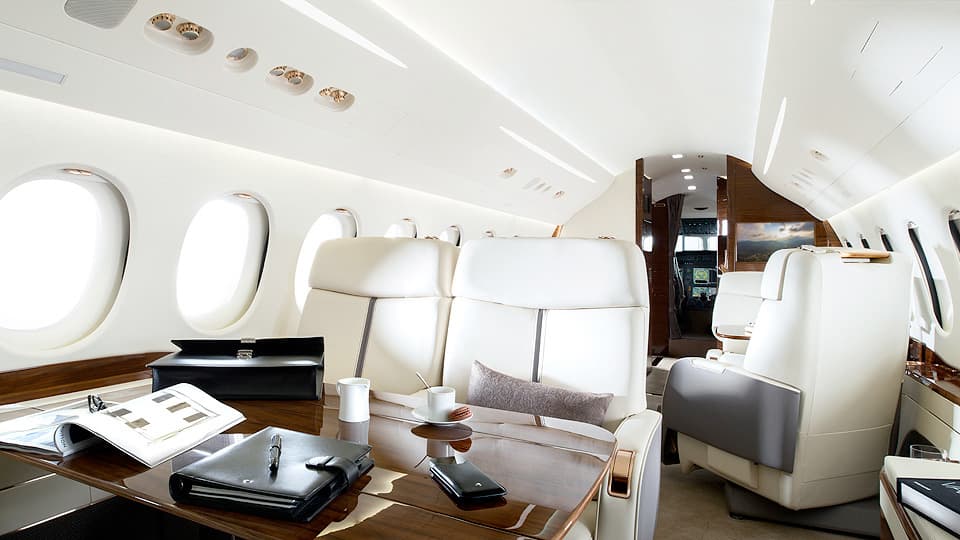 Falcon 7X Interior