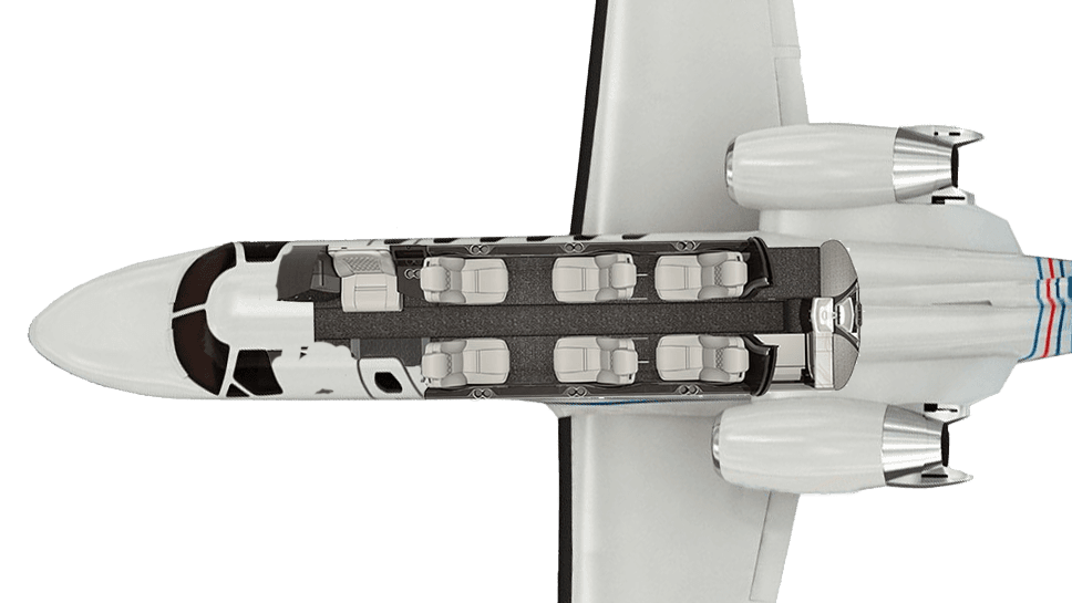Citation CJ4 Gen2 floor plan