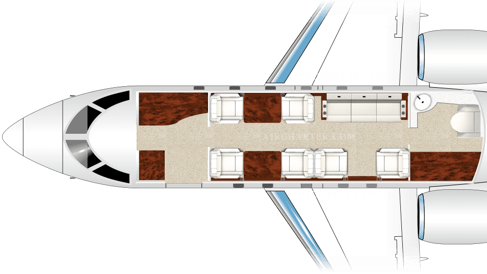 Challenger 600 Grundriss