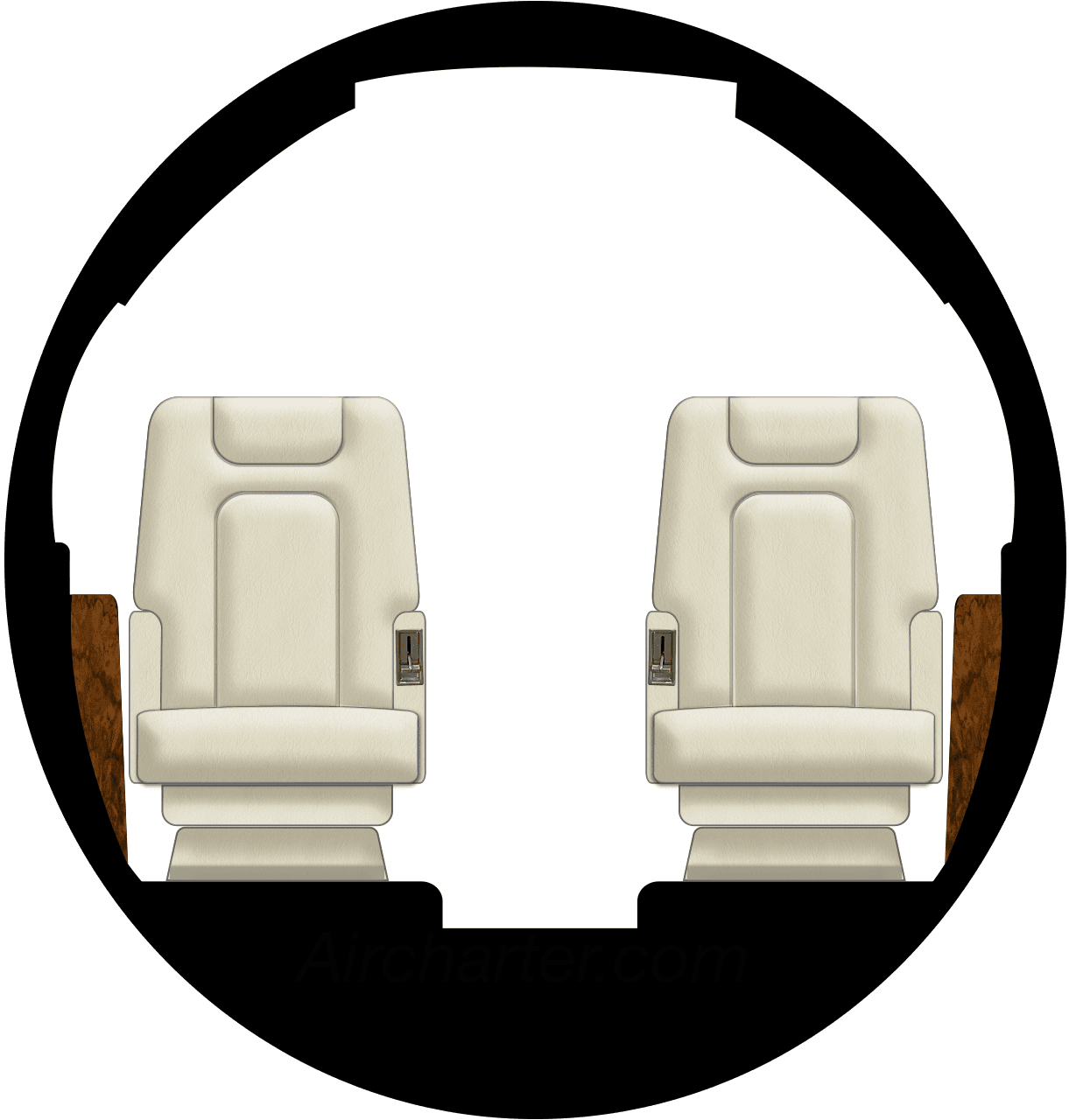 Hawker 800A Cabin