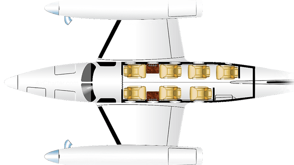 PA-42 Cheyenne III floor plan