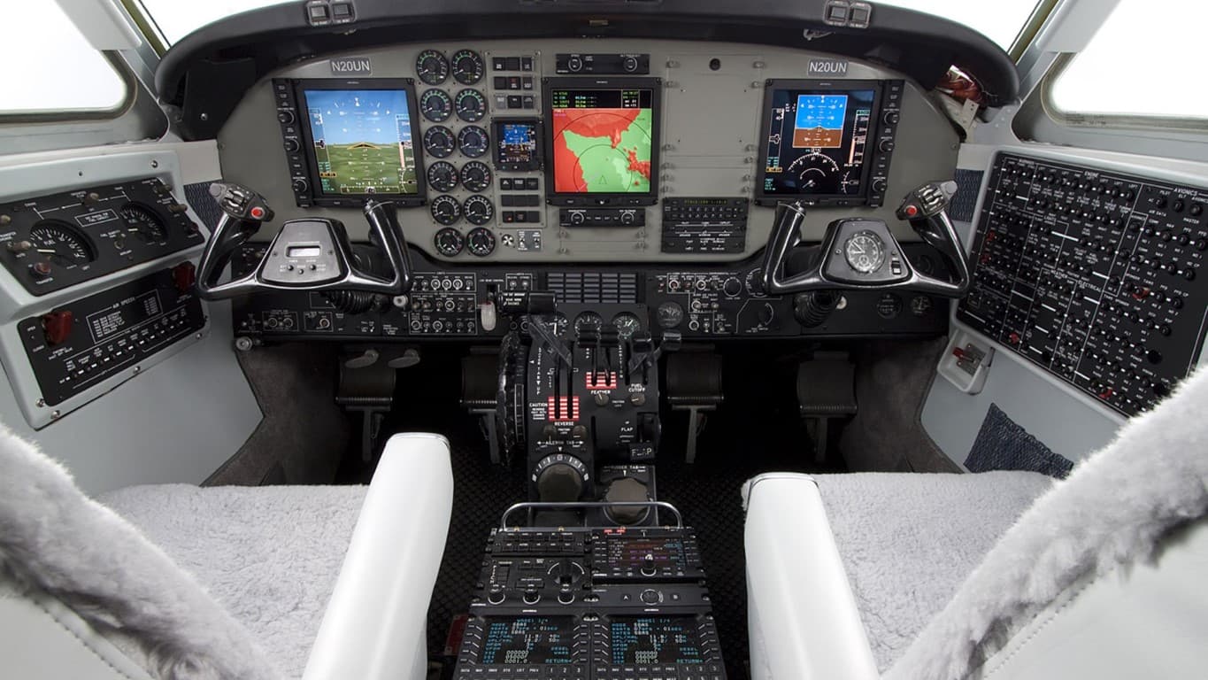King Air 300 Cockpit