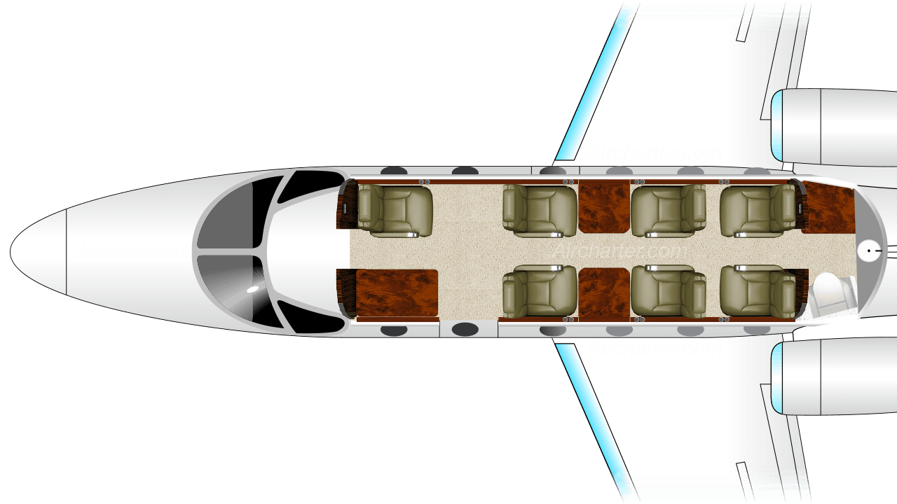 Plano de Beechjet 400