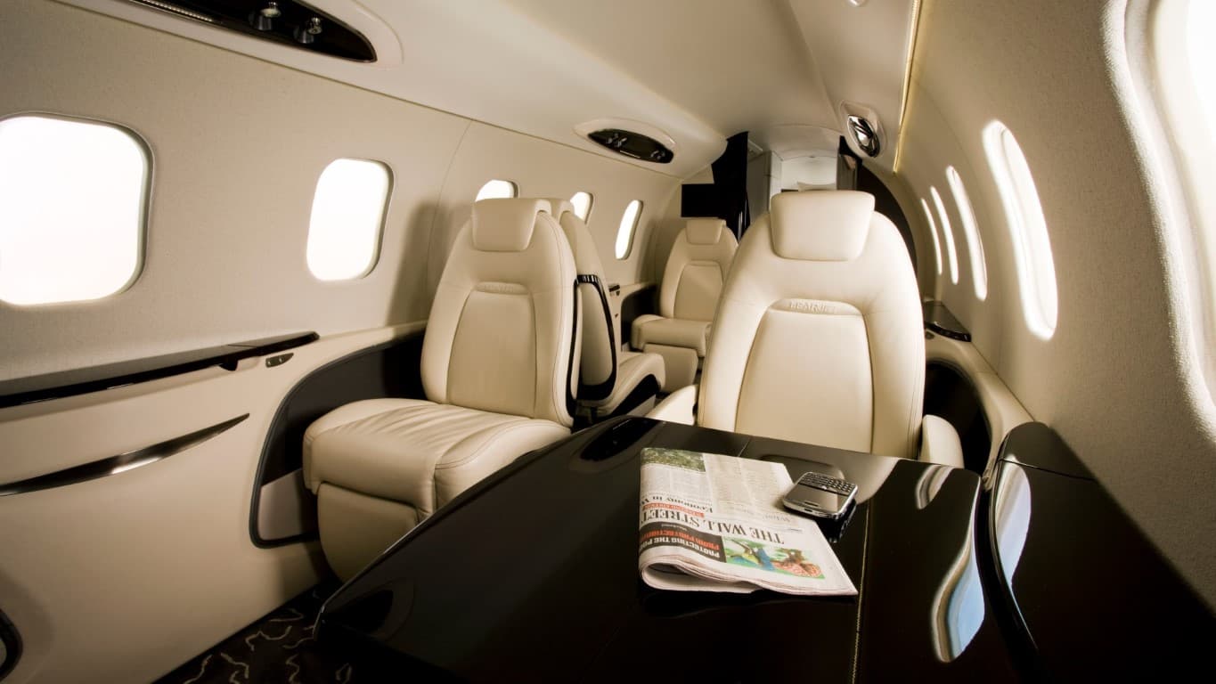 Learjet 75 Innenraum