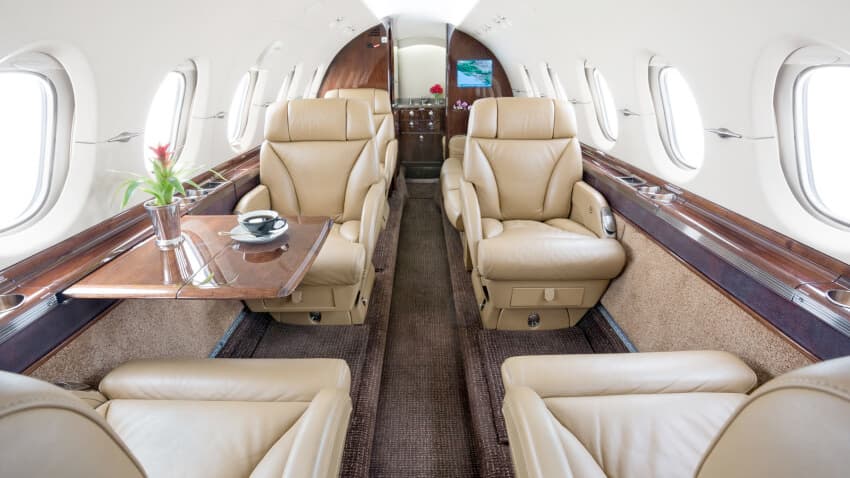 Hawker 700B Innenraum