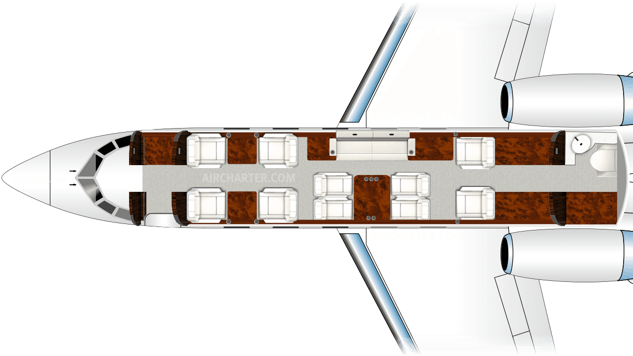 Plan de cabine du G-III