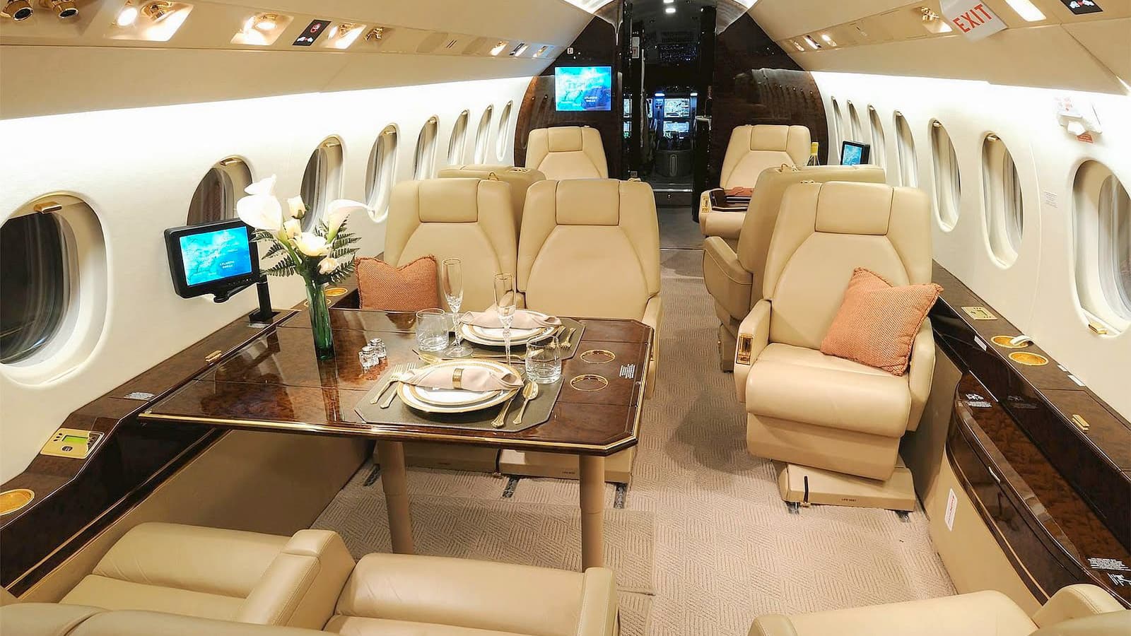Falcon 2000EX Innenraum