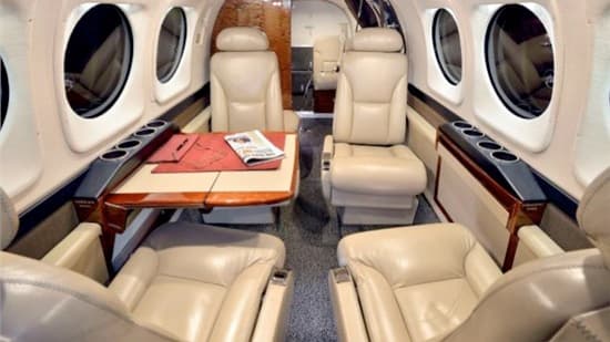King Air F90 Interior